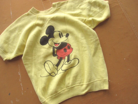 XS / Small 60s / 70s Mickey Mouse Short Sleeve Sw… - image 3