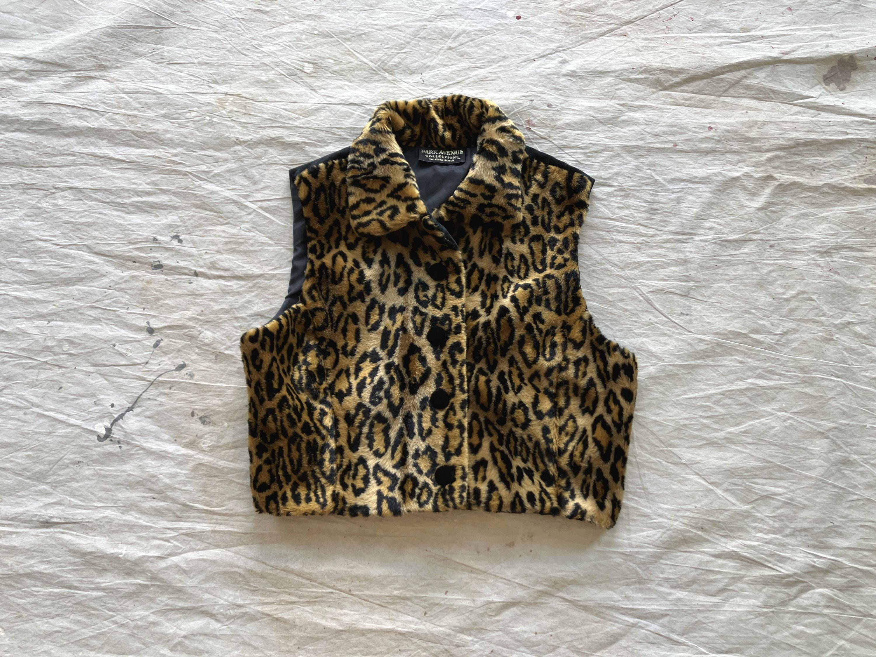 Y2k Faux Fur Vest - Etsy