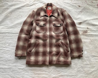 WOOLRICH 60s ウールリッチWool Mackinaw Jacket Vintage Woolrich 1960'S Style 505 Heavy Wool Mackinaw