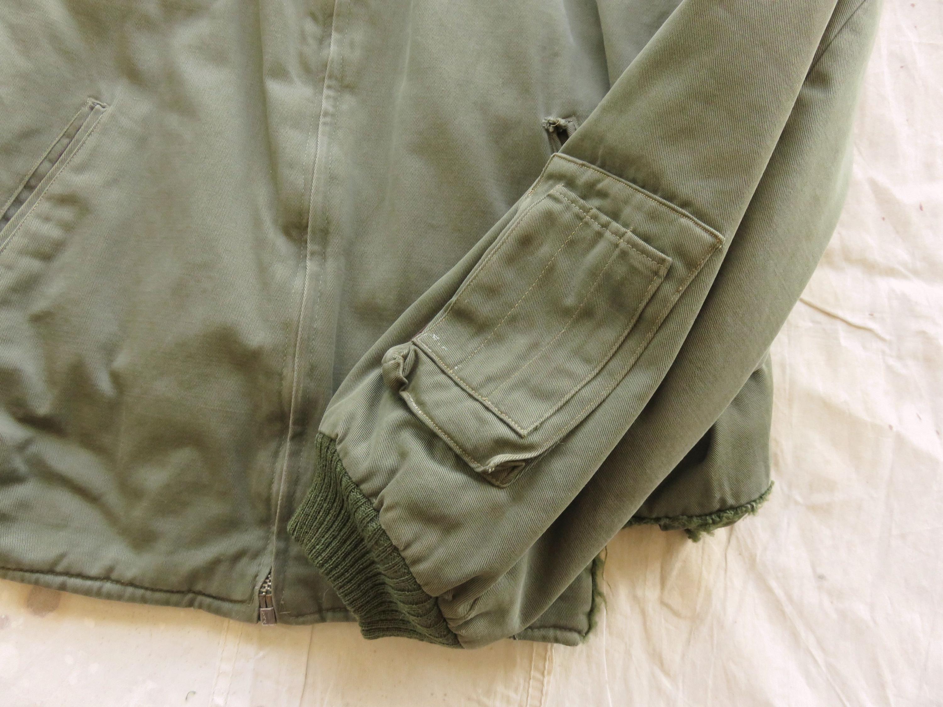 Medium 60s Army Tanker Jacket / Vietnam Era Theater Made 1960s