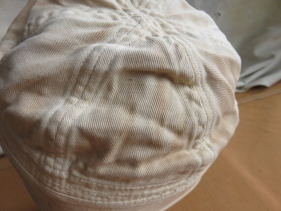 XS 40s US US Navy White Cotton Bucket Hat / Sailo… - image 7