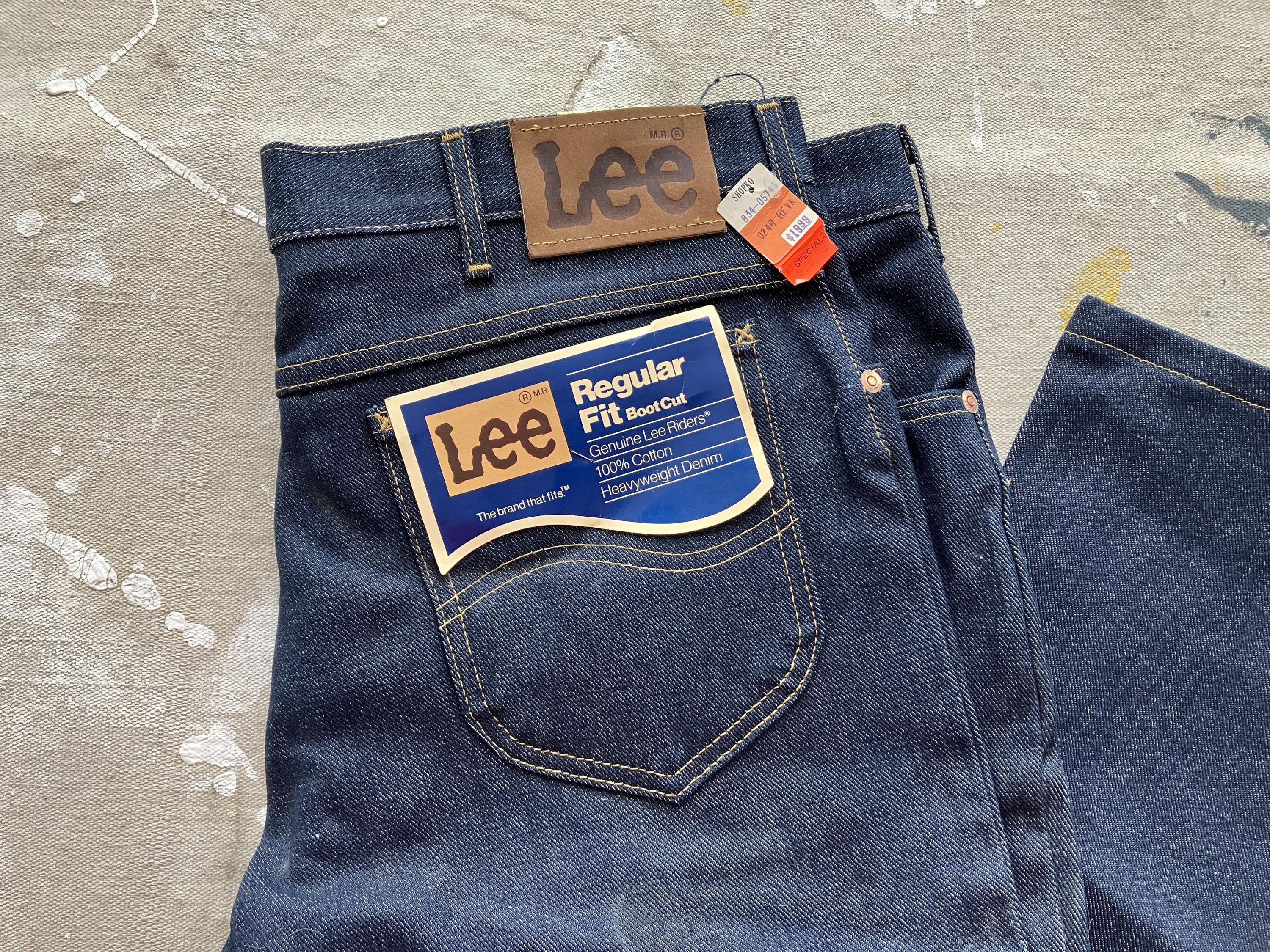38 X 33 80s Lee Riders Boot Cut Jeans / Deadstock 1980s Made in