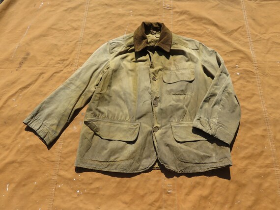 Large 40s Duxbak Summer Poplin Hunting 