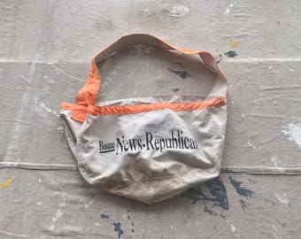 newspaper bag 70's USA製 Vintage 60s 70s Newspaper Paper Boy Bag Workwear Canvas