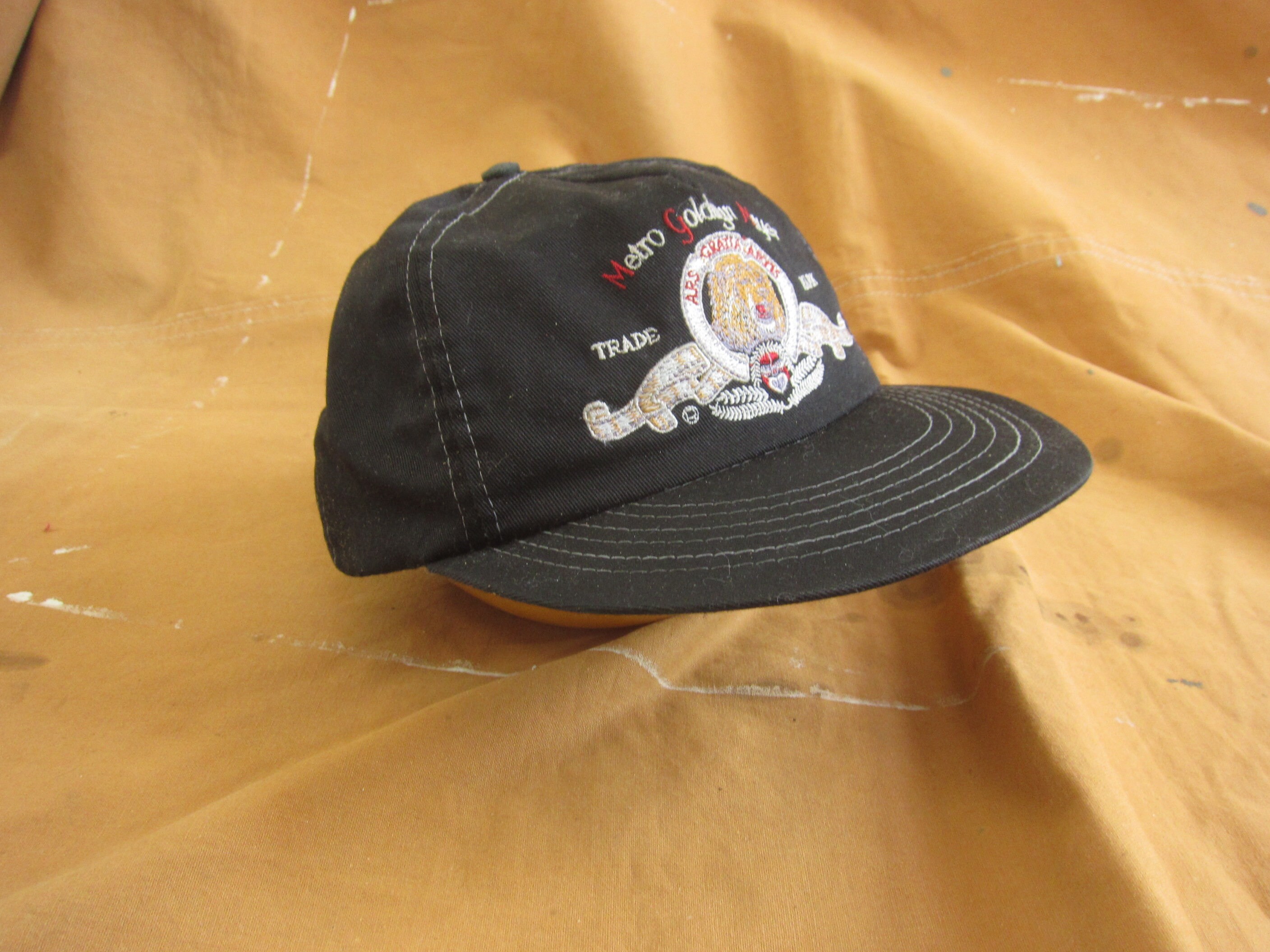Vintage 80s / 90s MGM Studios Hat / Metro Goldwyn Mayer Lion Logo 