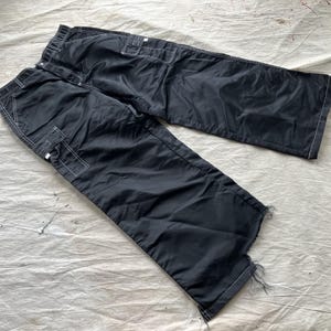 パンツ MACGEAR - rave pants wide cargo cyber Vintage Macgear Pants Wide Leg Cyber Goth Raver Pants