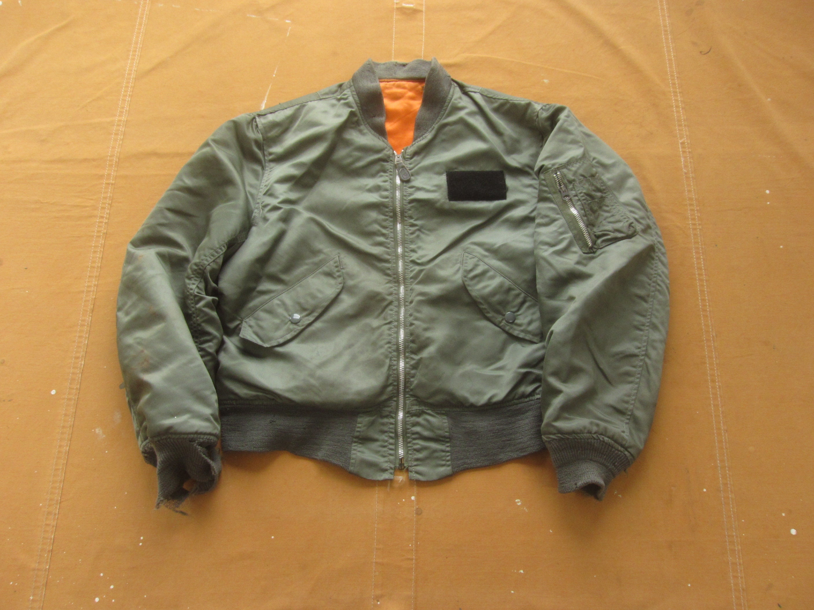 Medium 70s US Air Force L-2B Flight Jacket / Bomber Green - Etsy