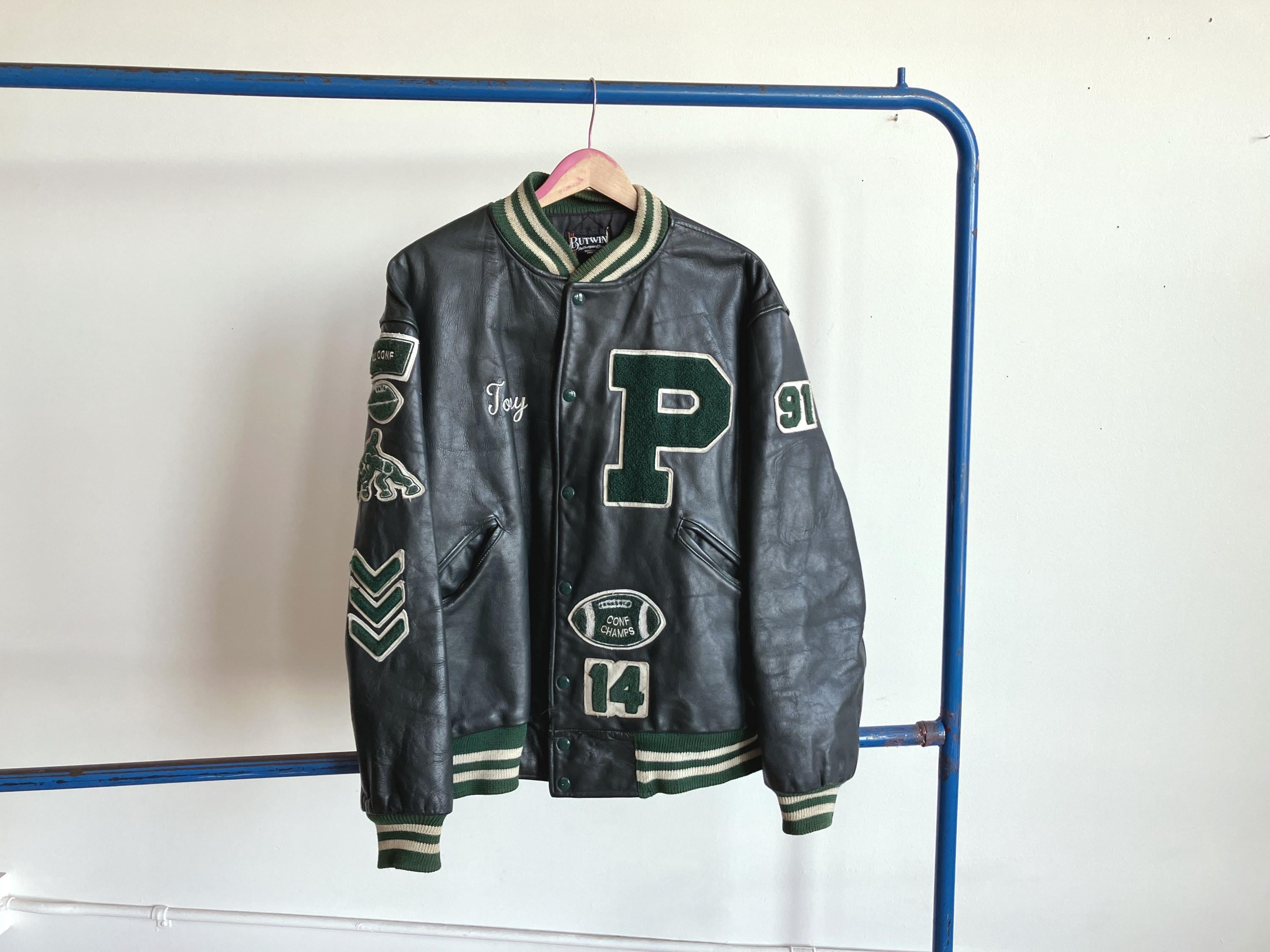 Ma1 Leather Jacket - Etsy