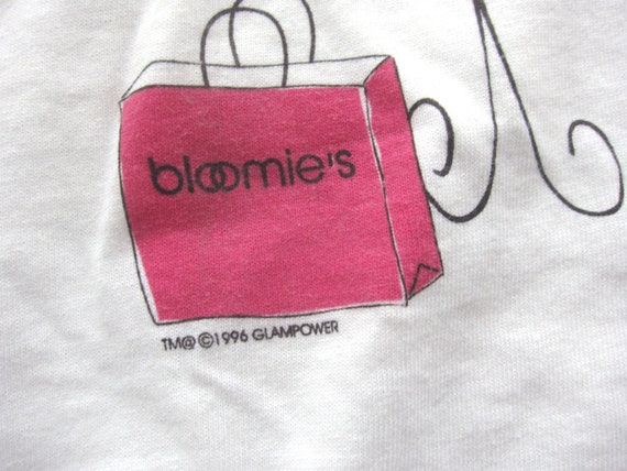 XL 90s Bloomingdales T-shirt / Bloomies 1990s Mal… - image 6