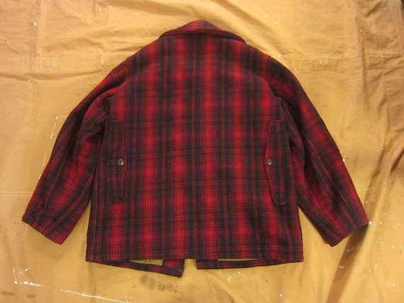 Large 40s Woolrich Buffalo Plaid Hunting Jacket /… - image 10