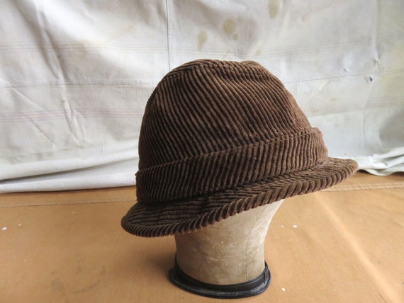Medium 90s Stussy Corduroy Fedora / Bucket Hat Ra… - image 7