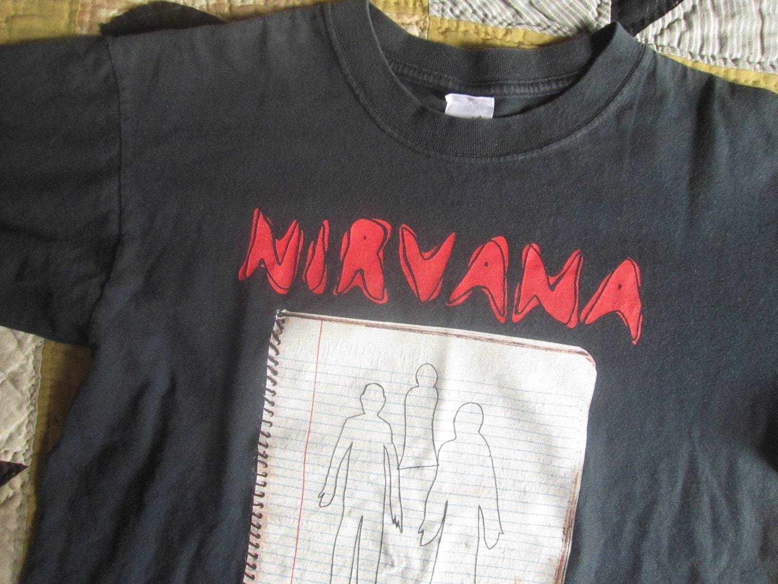 Medium Nirvana Ghost Notebook T-shirt / Anvil, the End of Medium Nirvana Ghost Notebook T-shirt / Anvil, the End of