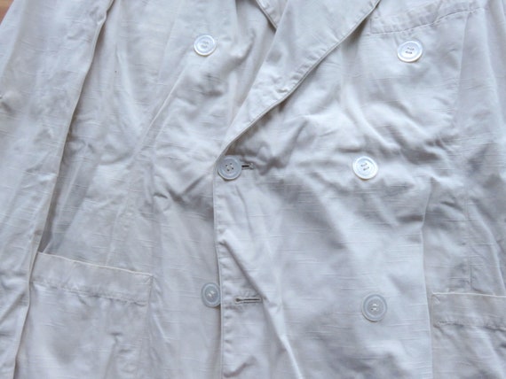Small 30s White Sport Jacket / NRA Label Nationa … - image 4