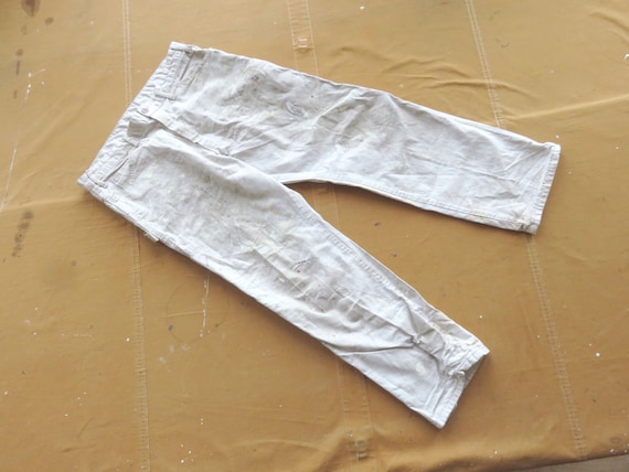 36 x 30 Dickies Painter's Pants / White Cotton Ca… - image 1