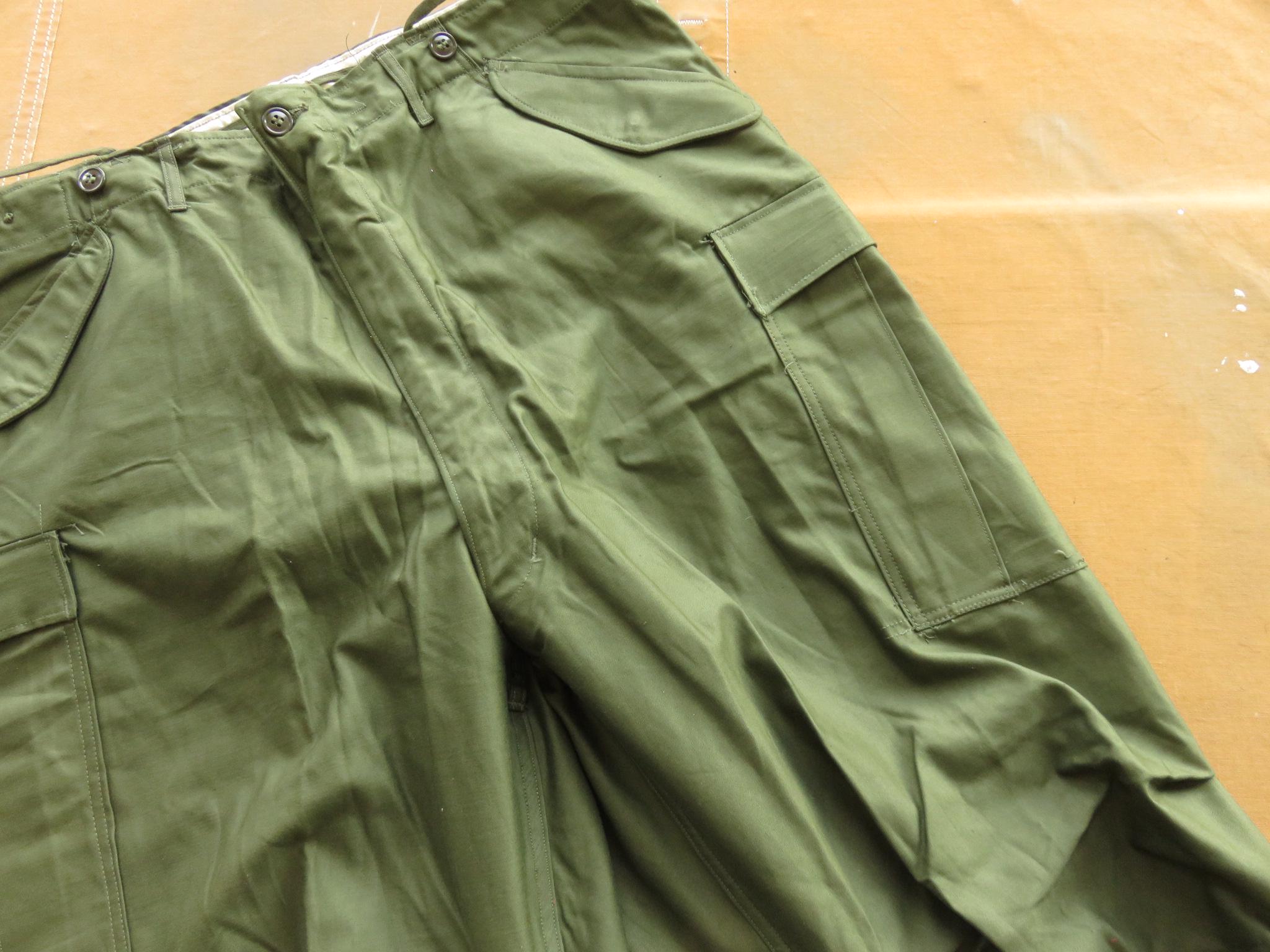 XL / 39 to 43 Waist 50s US Army M-51 Cargo Pants / Field