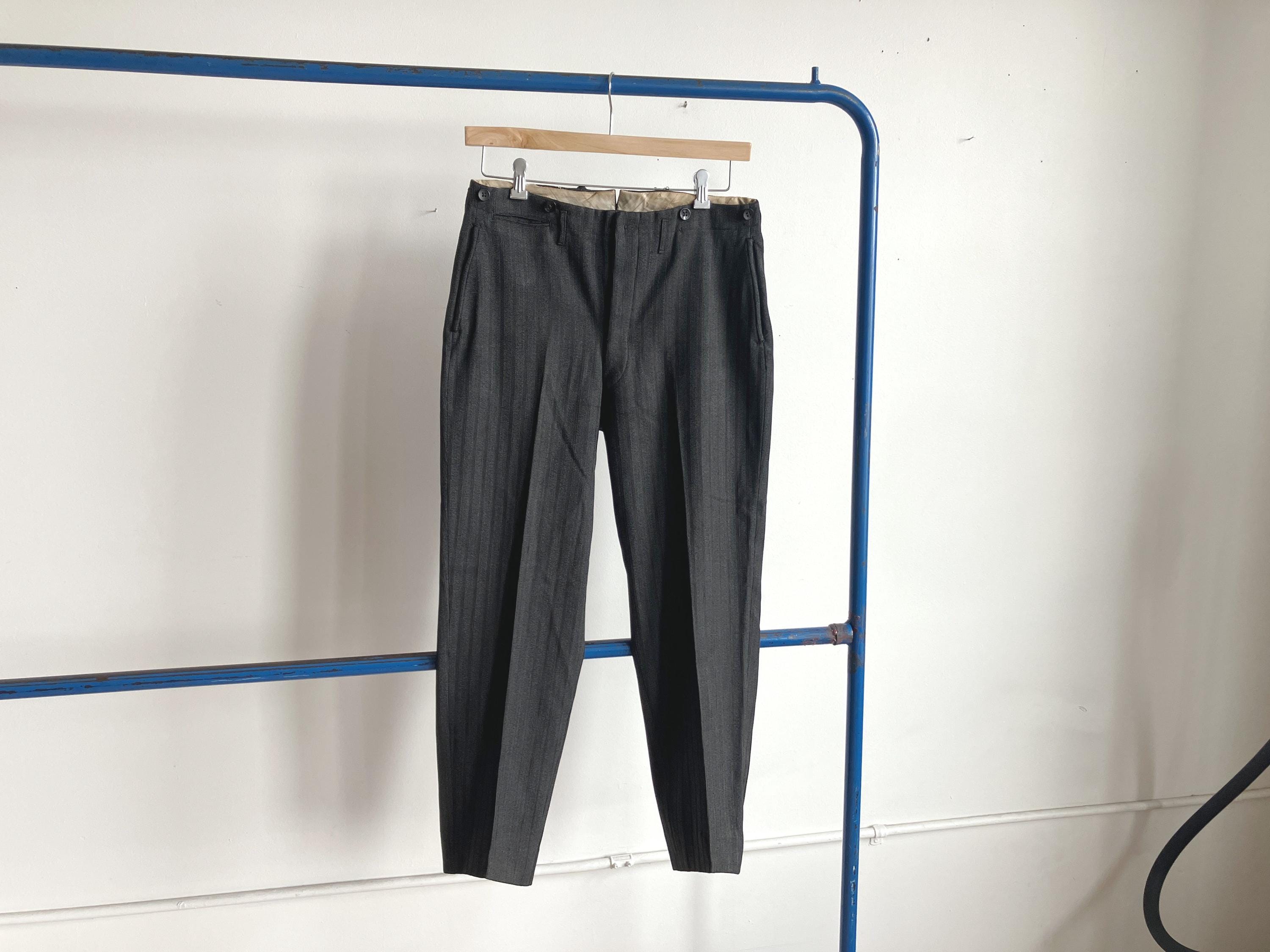 1940s Salt and Pepper Pants - Etsy