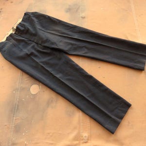 1930s Summer Soiree Trousers | Vintage 30s Cream White Wool