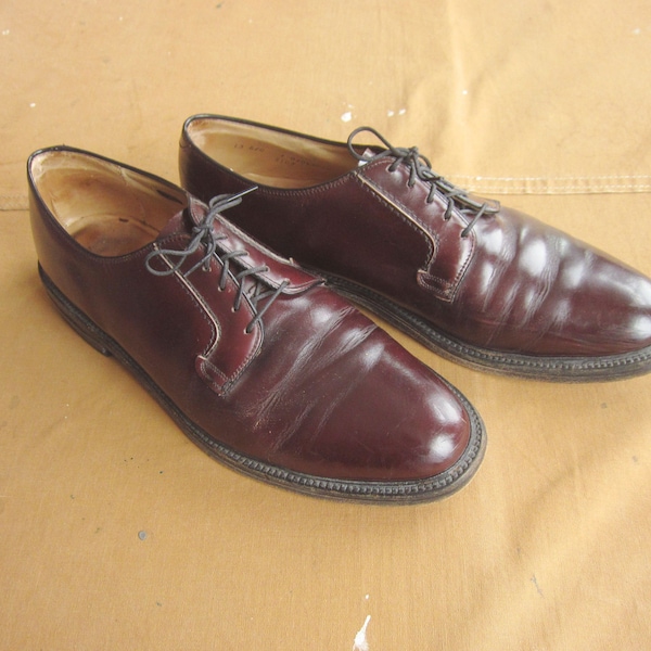 Men's 13 Hanover Shoes Brown Leather Oxfords / Dress Shoes