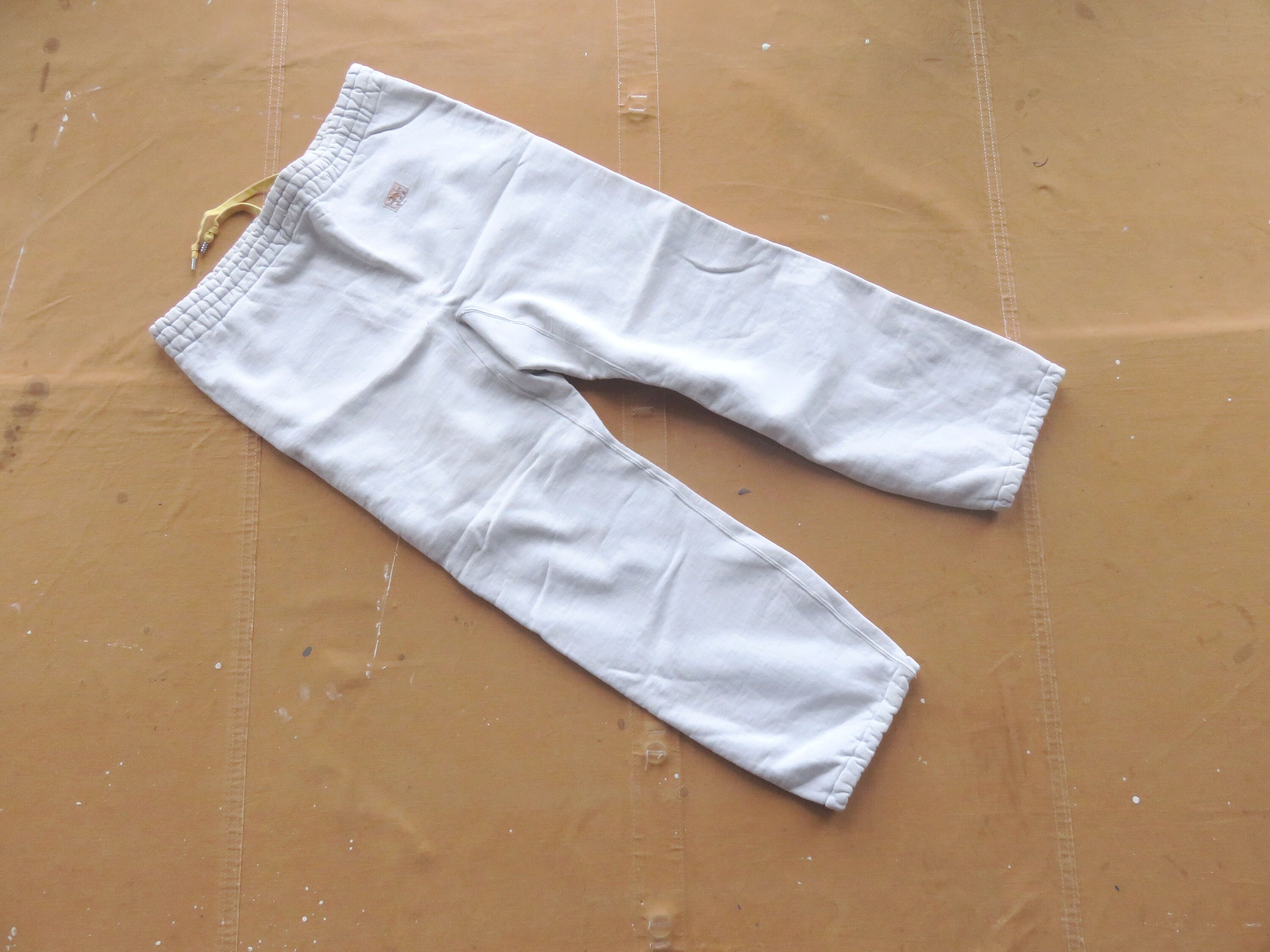 35 Waist 60s Cotton Sweatpants / White Cotton 1950s 1960s - Etsy