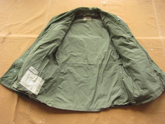 Small 60s US Army M-51 Field Jacket / Aluminum Zi… - image 7