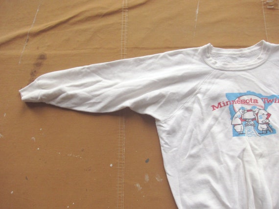 XS / Small 60s Minnesota Twins Cotton Sweatshirt … - image 6