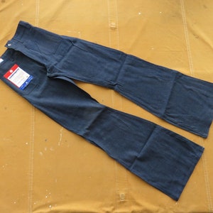 Fortune Denim Nanjing Navy Wide Leg Sailor Jeans 25