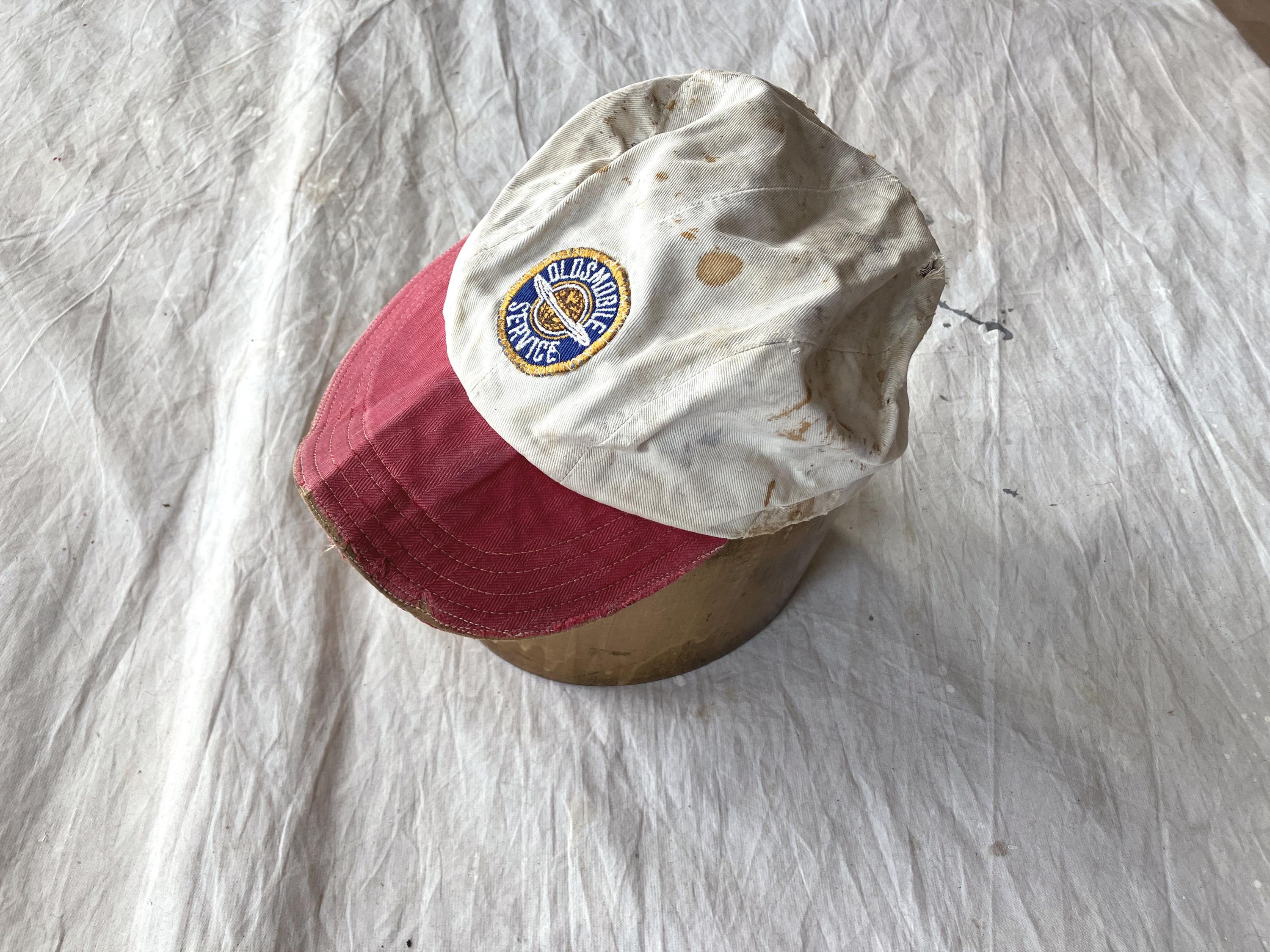Vtg 60s MOD White Leather High Crown Hat XS/S Women main image 3