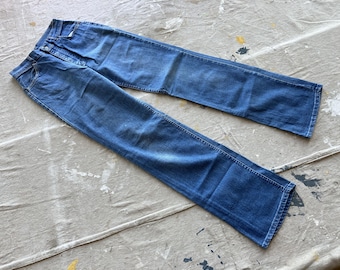25 Waist 70s Women's Lee Boot Cut Jeans / Flare Leg 1970s Denim