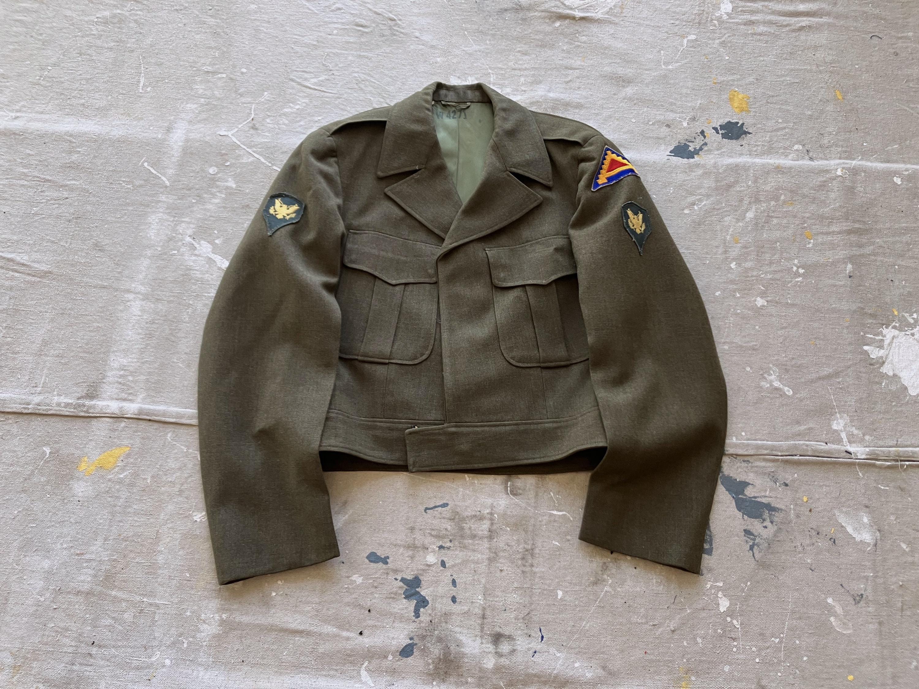 ★アメリカ軍＊１９４０年代＊ＡＡＦ/陸軍航空隊＊将校襟章＊シングル（実物） アメリカ軍＊1940年代＊AAF/陸軍航空隊＊将校襟章