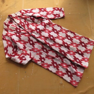 Small 40s Esmond Blanket Robe / Cotton Men&#39;s Bathrobe 1930s 1940s Beacon Style