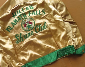 ジャケット・アウター @@50s vintage bowling jacket XXL 80s Bowling League Satin Varsity Jacket – Flying Apple