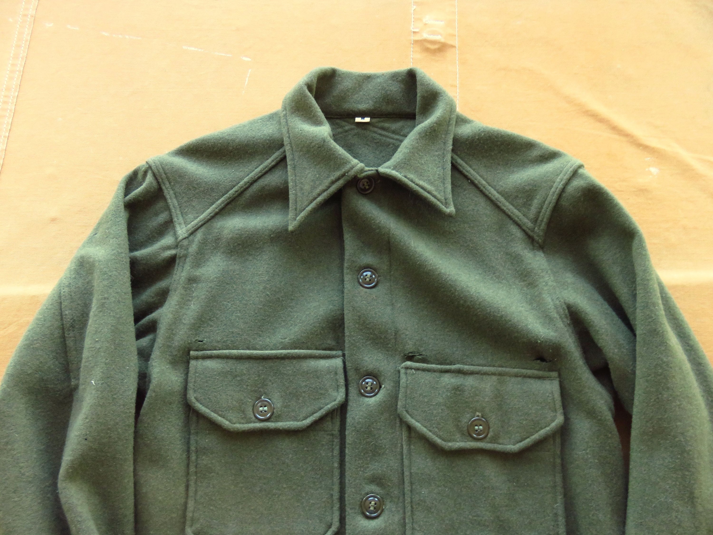 XS / S 50年代 米軍 ウールシャツ / フィールドシャツ ミリタリー 1950