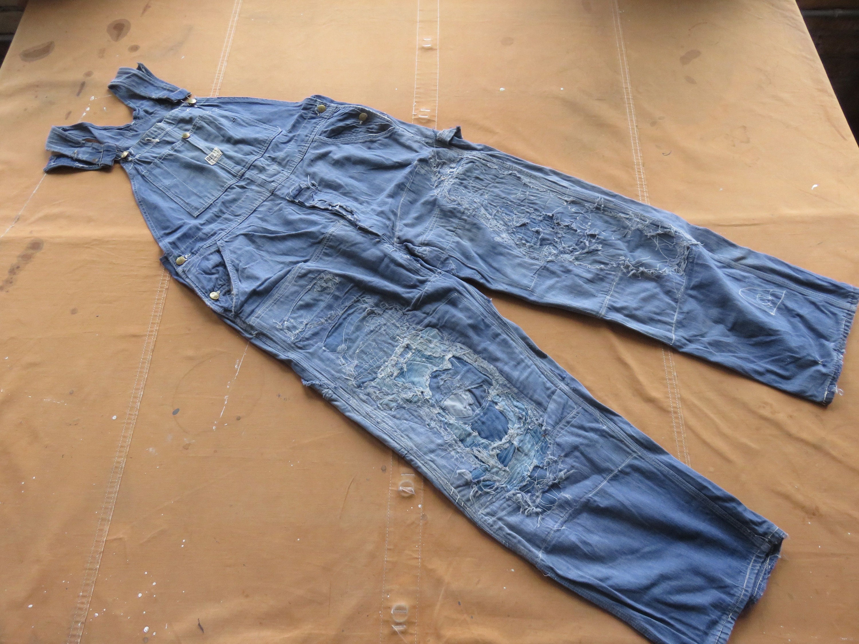 1950's Denim Bib Overalls - Etsy 1950's Denim Bib Overalls - Etsy
