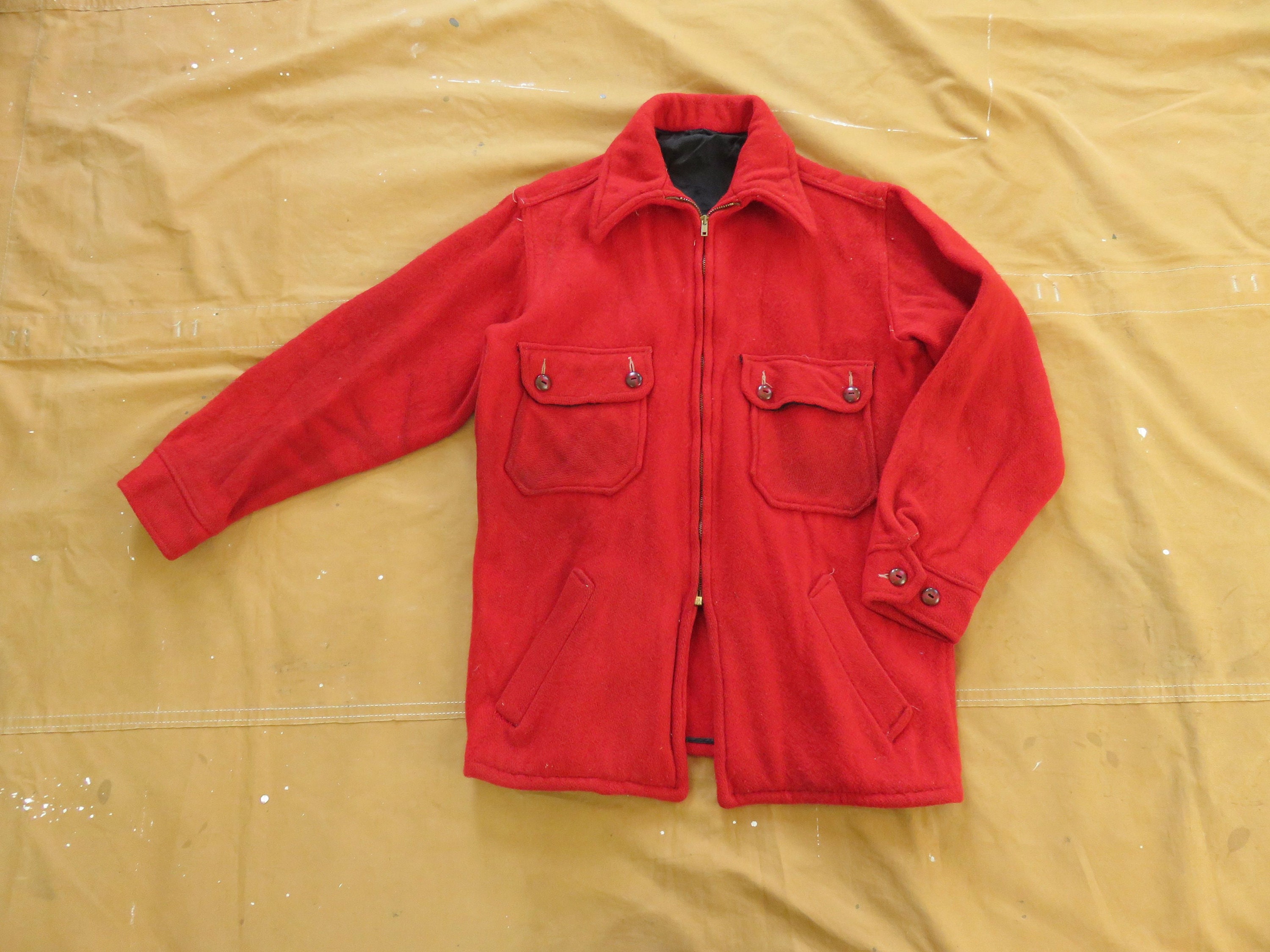Red hunting jacket sale