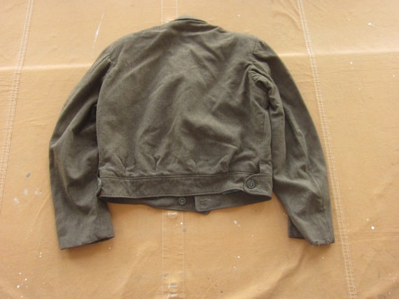 Small / Medium 50s US Army Wool Ike Jacket / 1950s, Cropped