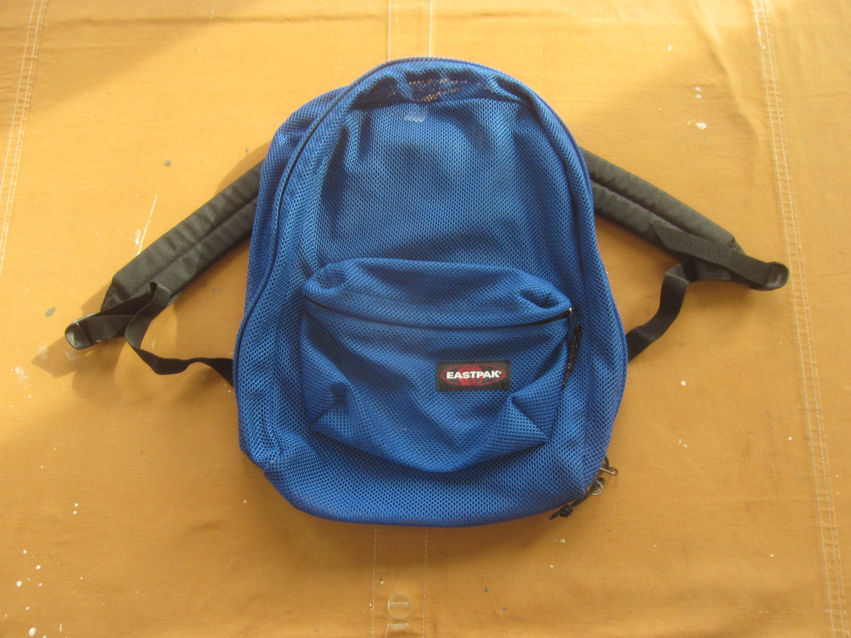 Vintage 00s Mesh Rugzak Eastpak 90 Y2K Blauw Etsy Nederland