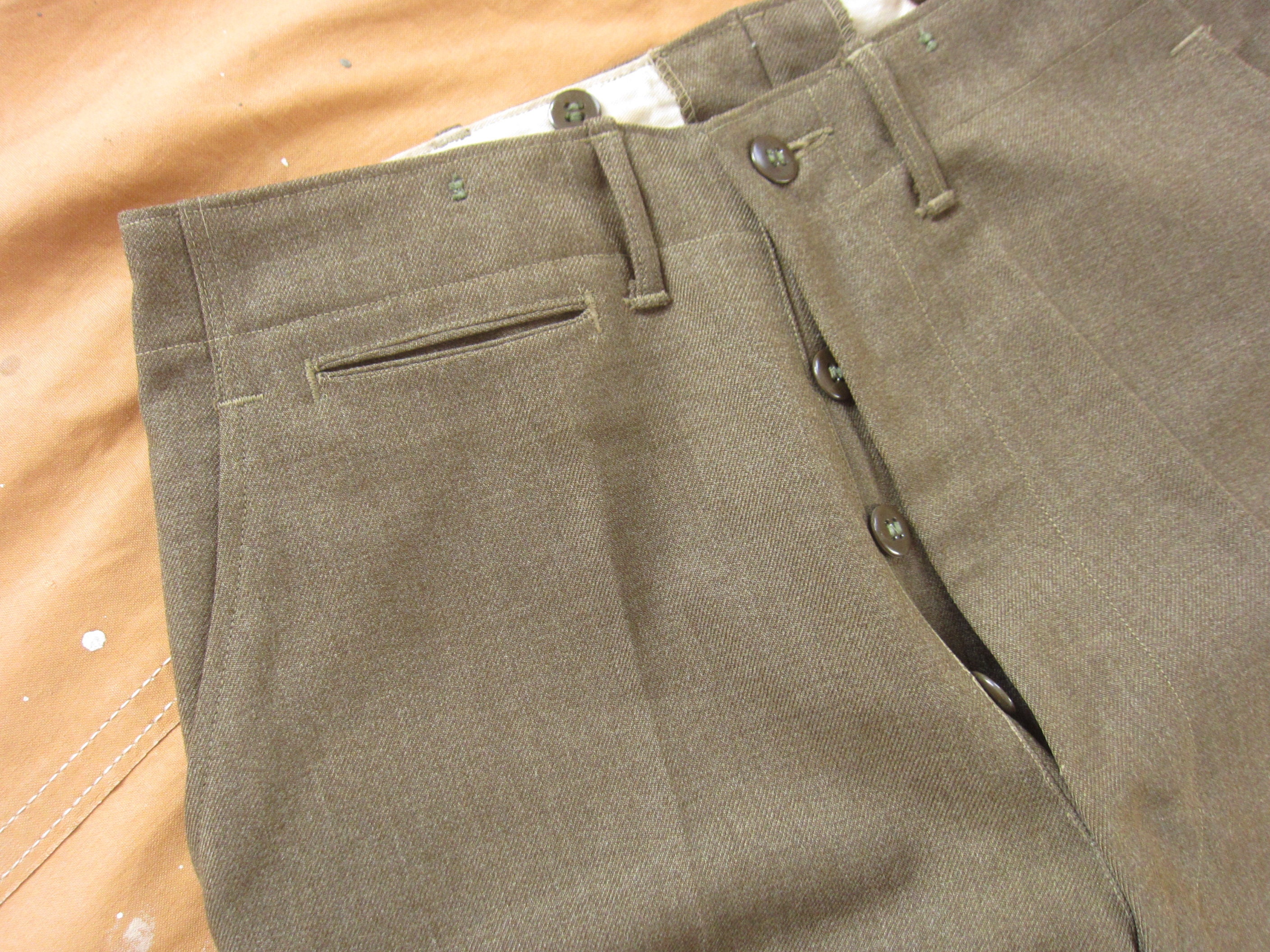 32 X 32 40s US Army Wool Field Trousers / 1940s 1946 - Etsy