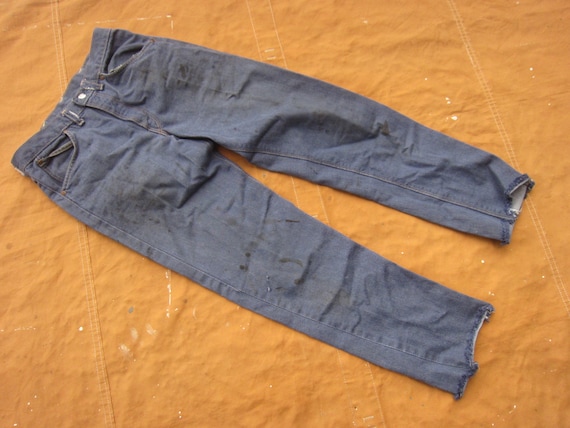 30 x 30 70s Montgomery Ward 101 Cowboy Jeans / Dar