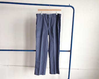 35 Waist 80s Mailman Uniform Pants / Striped Postal Service Trousers USPS 1