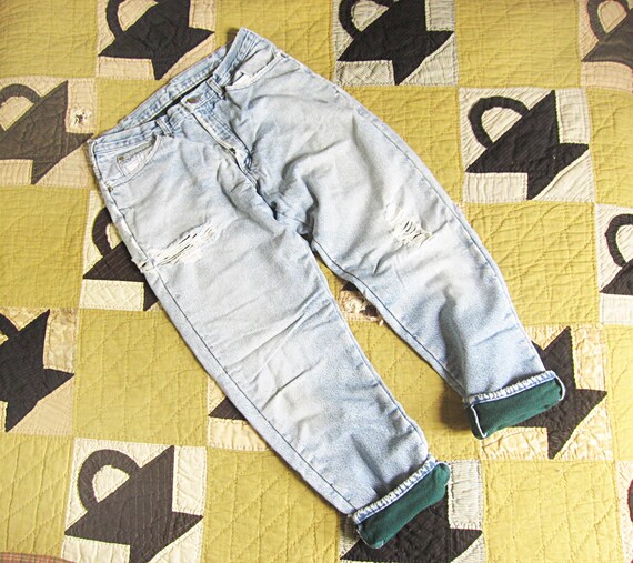 ll bean fleece jeans