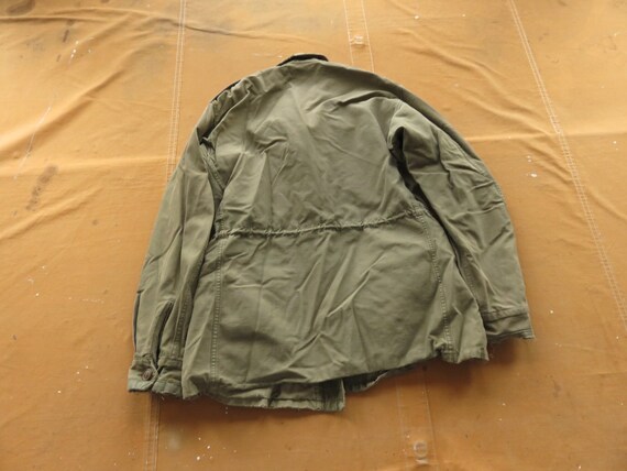 Small 40s US Army M-43 Field Jacket / Cotton Sateen Size 36 Long