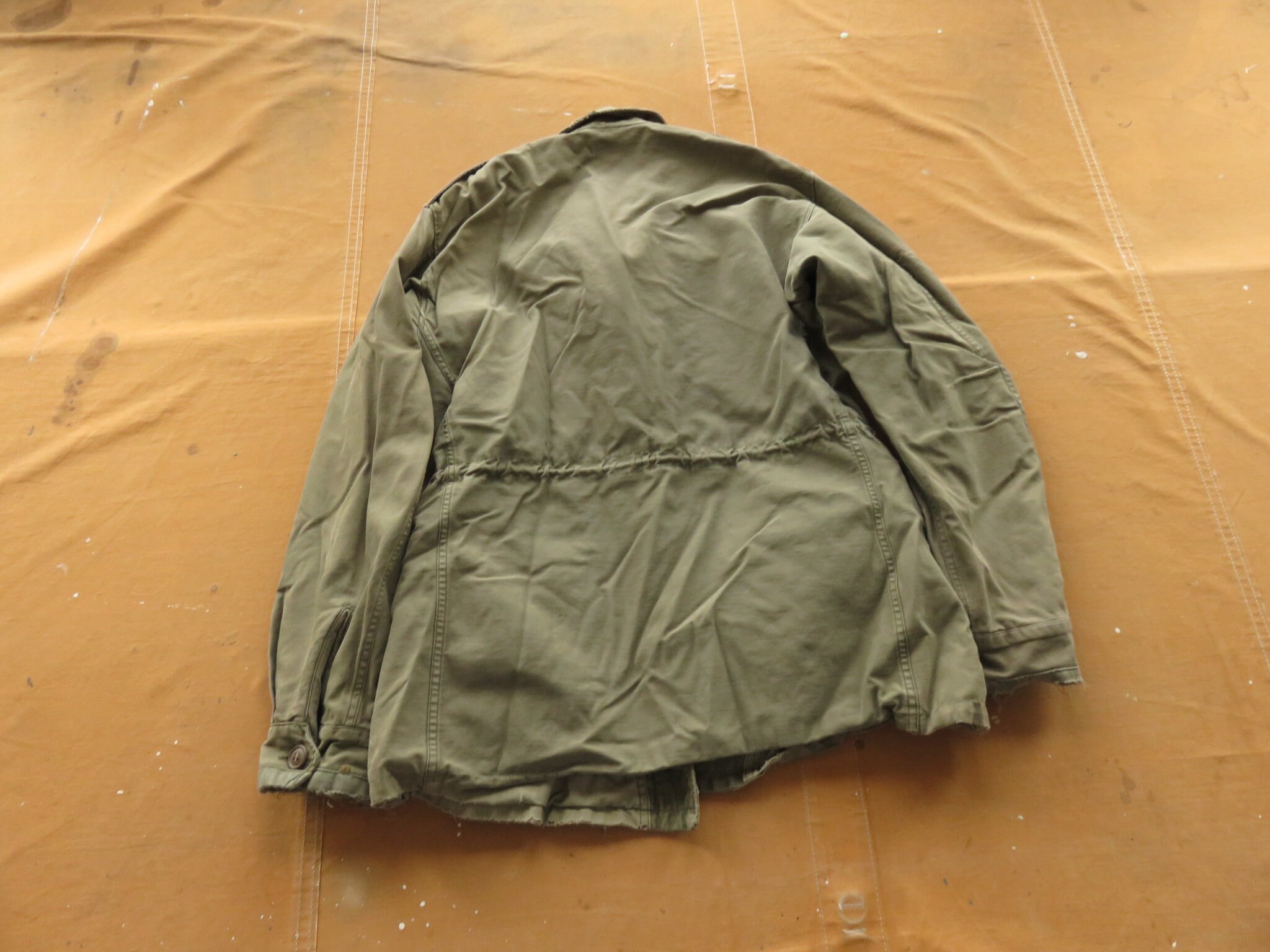 Small 40s US Army M-43 Field Jacket / Cotton Sateen Size 36 Long