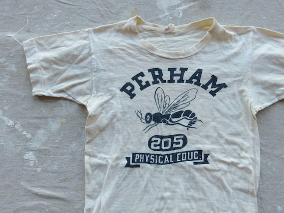 XS / Small 50s Champion Waterprint T-shirt / 1950s Running