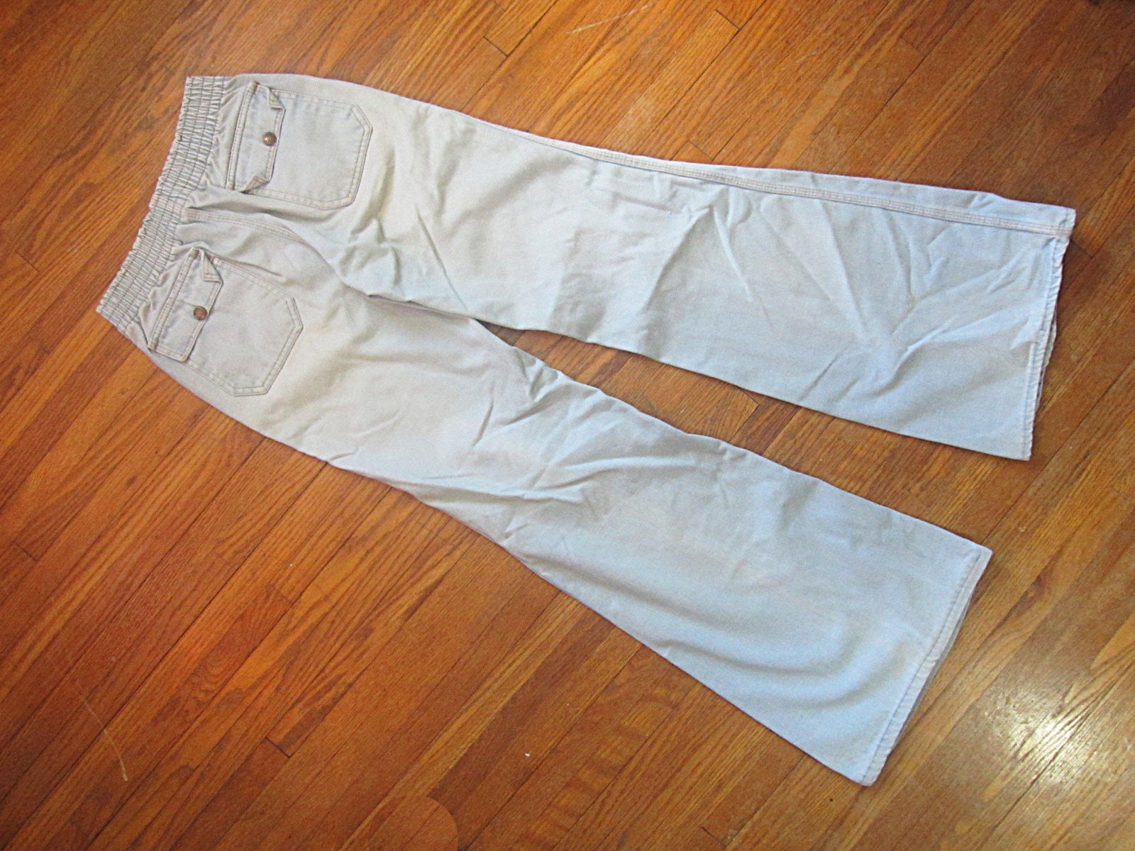 25 / 26 X 33 70s Red Snap Denim Bell Bottoms / Jeans Flares - Etsy