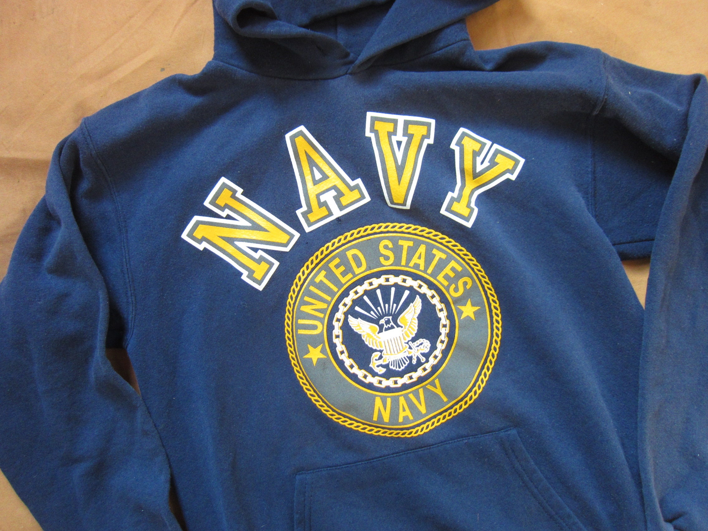 Medium 90s US Navy Hooded Sweatshirt / Soffe Made in USA | Etsy