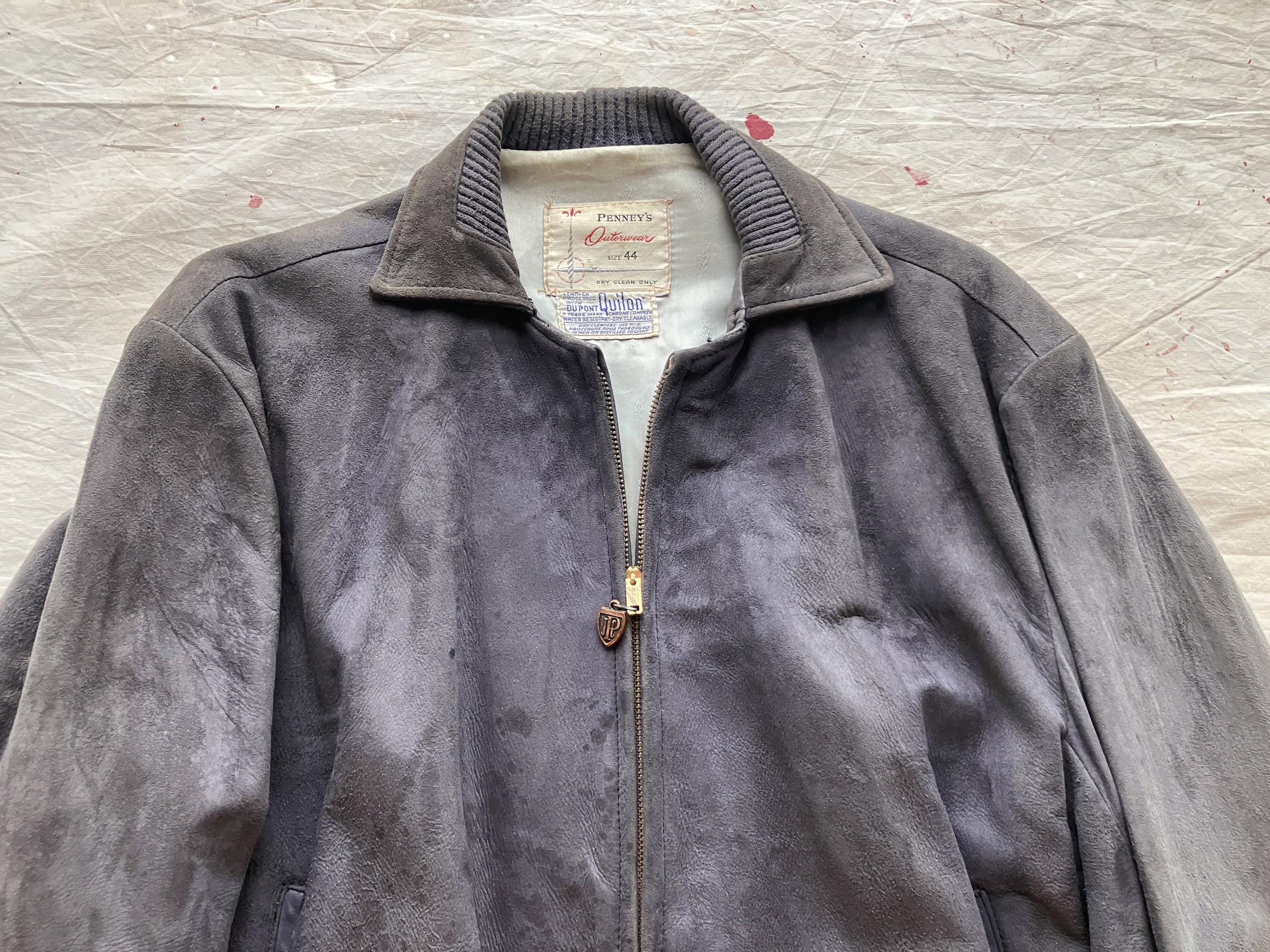 ミディアム / ラージ 50年代 スエード フェードグレー / ブラック