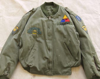 ameri vintage GRAFFITI MILITARY JACKET