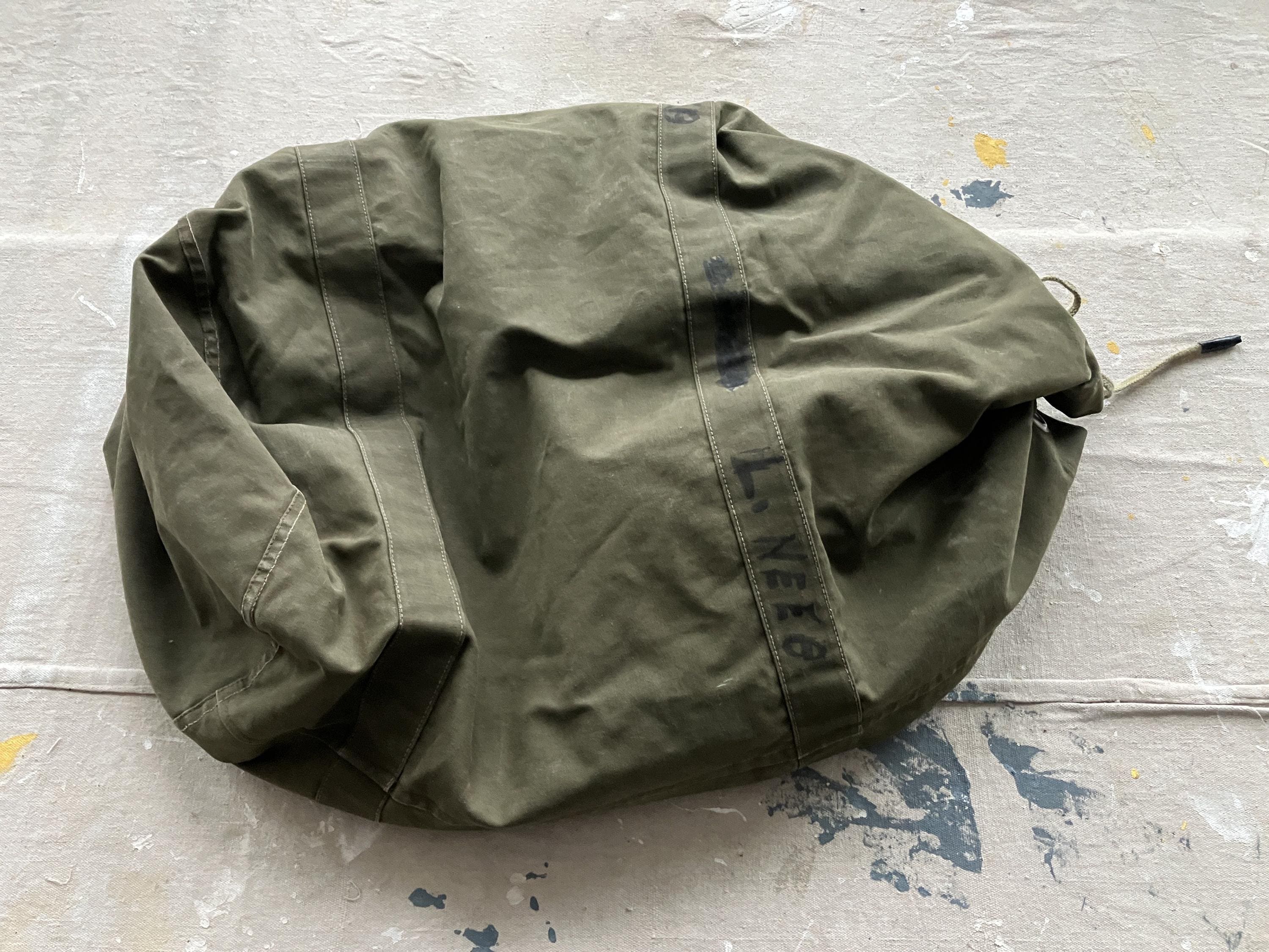 バッグ 60s Us Army Canvas Duffel Bag Vintage US MILITARY VINTAGE CANVAS DUFFEL BAG TYPE 1 OLIVE GREEN DICKEY