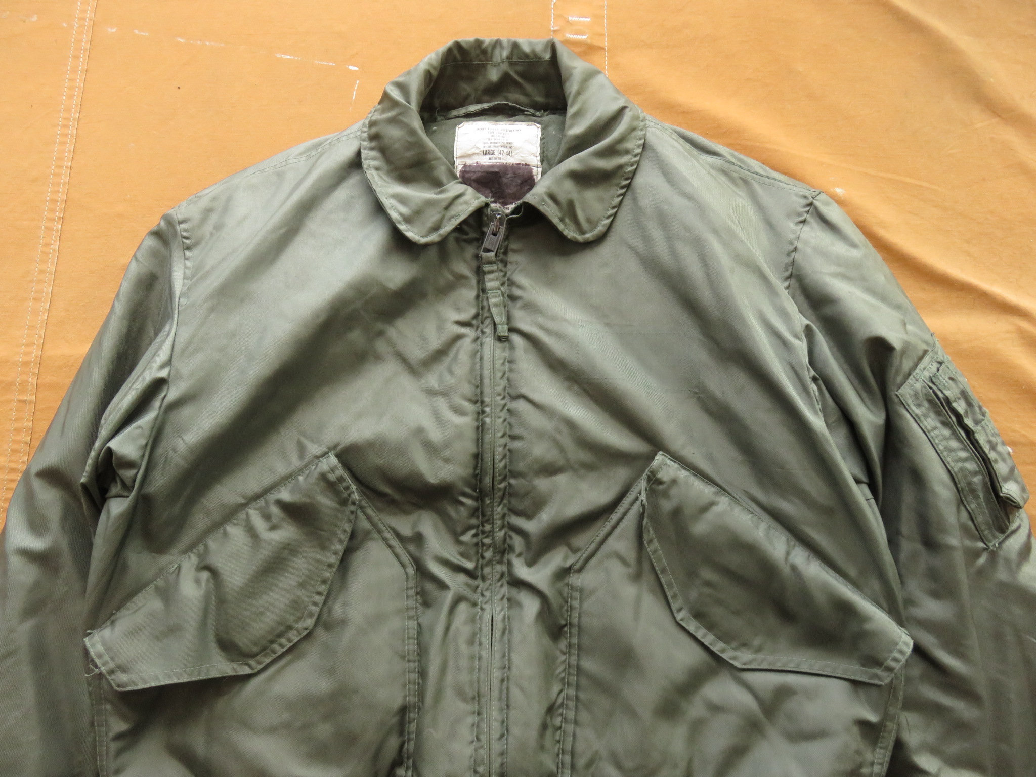 Large 80s US Air Force CWU-45/P Flight Jacket / Bomber Large 80s US Air Force CWU-45/P Flight Jacket / Bomber
