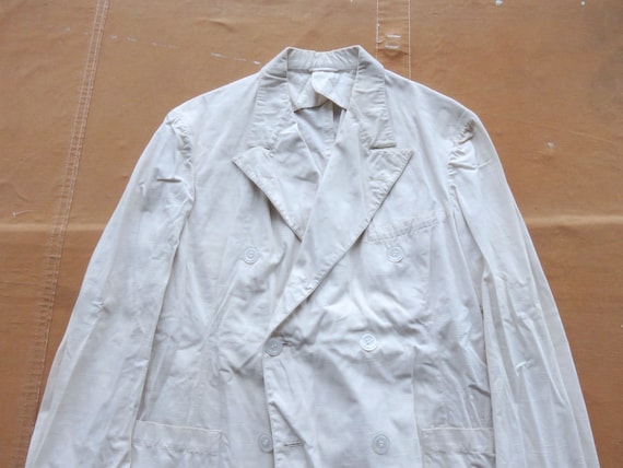 Small 30s White Sport Jacket / NRA Label Nationa … - image 2